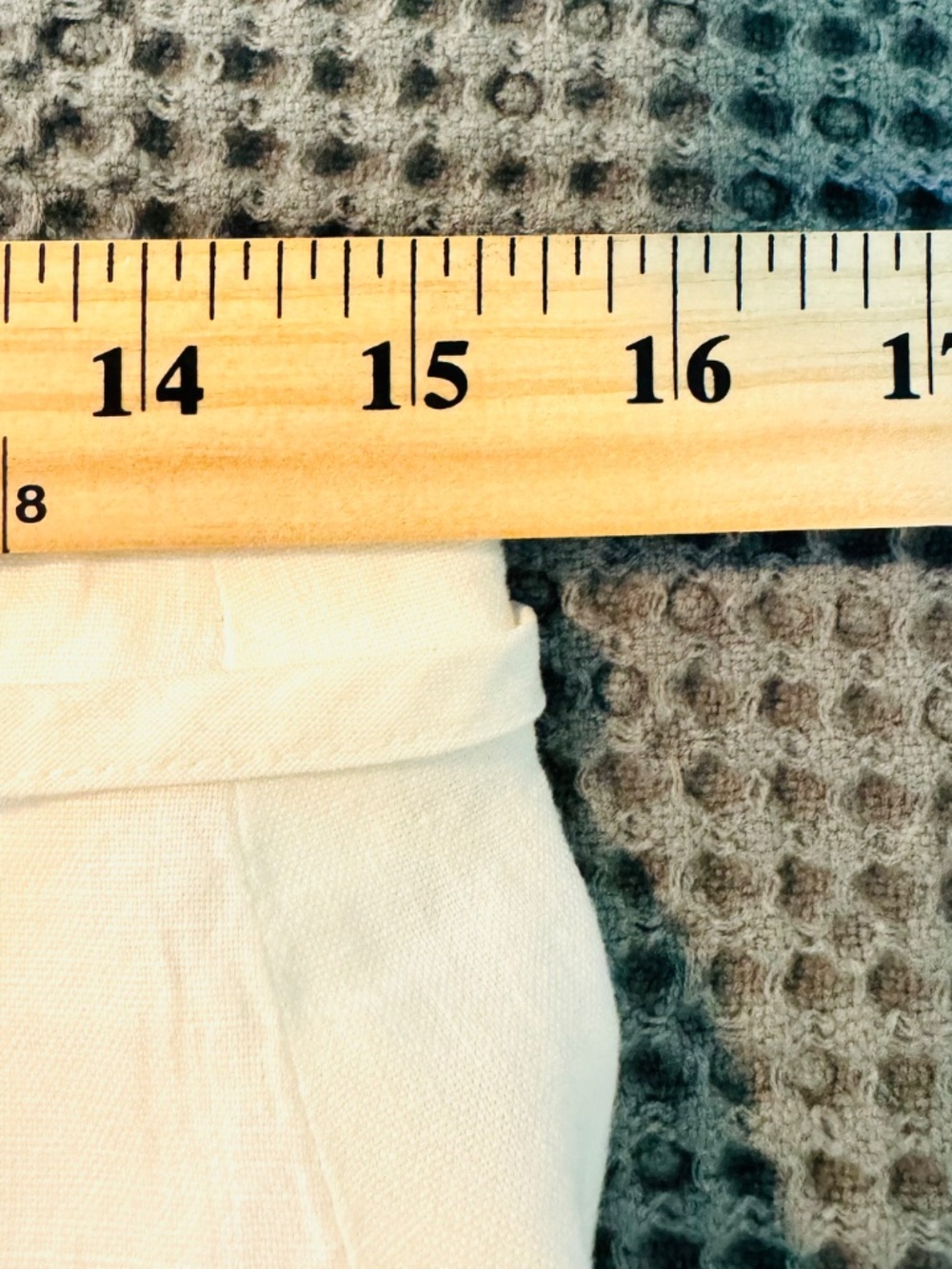 Liz Claiborne Liz Sport Linen Wrap Skirt 12 Lined White Coastal Beach Vintage - Picture 8 of 9